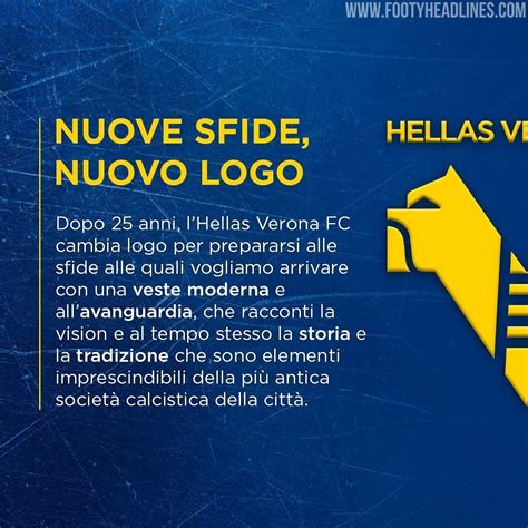 New Hellas Verona Logo Revealed - Footy Headlines