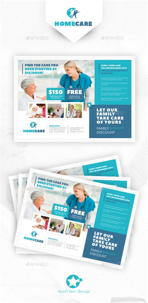 Home Health Care Flyer Templates by grafilker | GraphicRiver