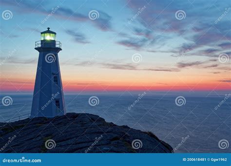 Cape Spear Lighthouse stock image. Image of maritime - 200618481