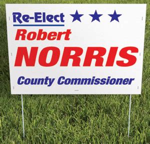 Political Signs and Yard Sign Printing - Graphic Images