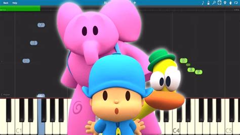 Pocoyo Theme Song - EASY Piano Tutorial Chords - Chordify