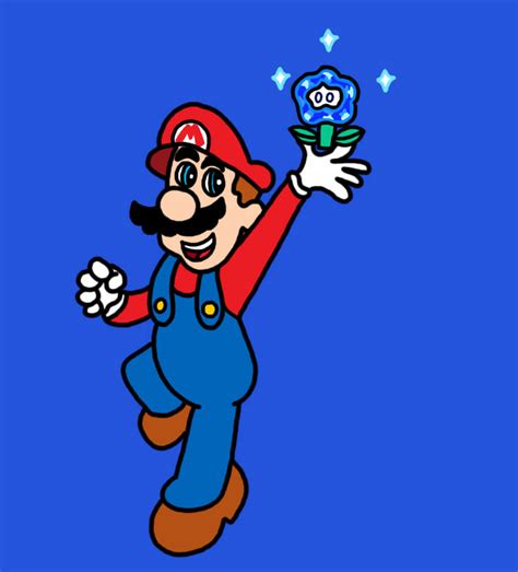 Mario with a Wonder Flower by IAmAutism on DeviantArt