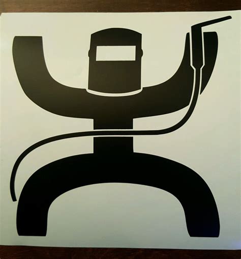 Hooey Welder Decal Sticker choose size and color