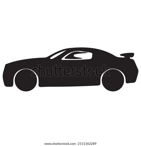 Car Silhouette Black White Stock Vector (Royalty Free) 2151362289 | Shutterstock