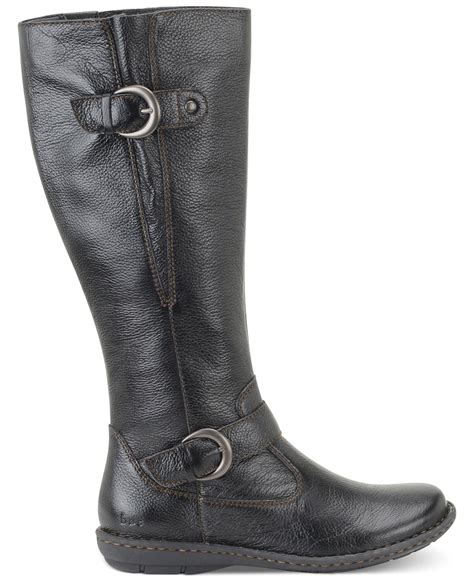 b.o.c Faye Leather Wide Calf Boots, Only at Macy's - Boots - Shoes - Macy's | Boots, Wide calf ...