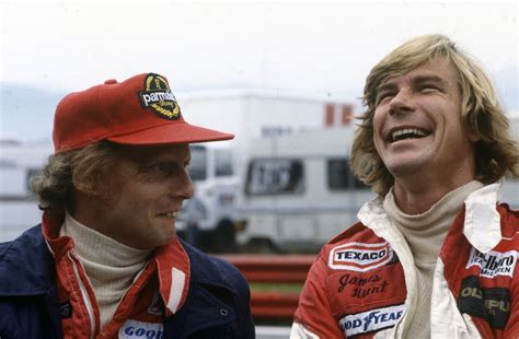 Niki Lauda and James Hunt, one of F1's greatest rivalries : r/formula1