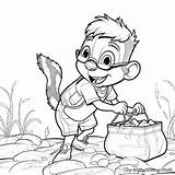 Chipmunk Coloring Pages  Free & Printable sketch template
