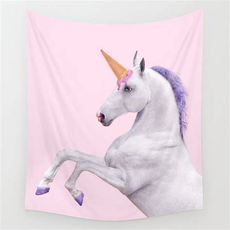 UNICORN Wall Tapestry by Paul Fuentes | Society6