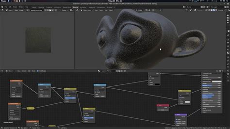 Procedural Leather Texture for Blender Eevee Making of - YouTube