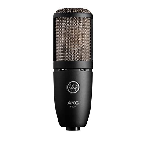 AKG P220 Condenser Microphone Large Diaphragm True Condenser Microphone for Project Studios and ...