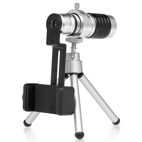 12x21 Mini Monocular Lightweight Aluminum Monocular Telescope Hunting Scope with Tripod ...