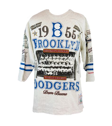 Vintage Remake Brooklyn Dodgers Baseball Shirt - 5 Star Vintage