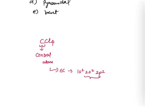 SOLVED: Draw the structure of carbon tetrachloride according to Lewis theory. What would be its ...