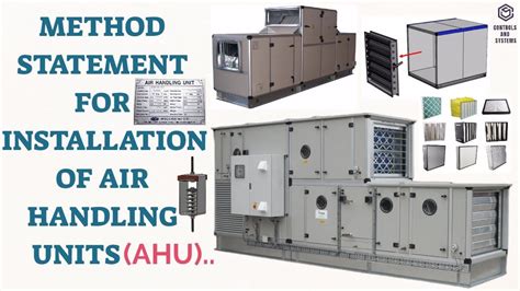 Air Handling Unit Installation / #AHU / METHOD STATEMENT FOR INSTALLATION OF AIR HANDLING UNITS