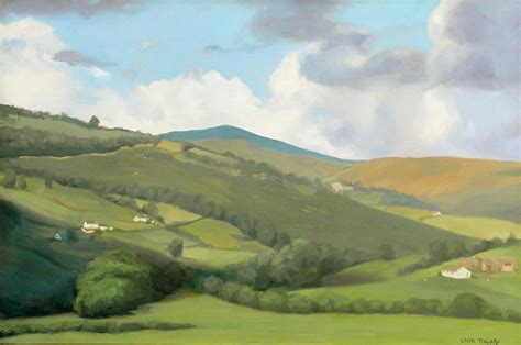 English Countryside #1 Painting by Linda Tenukas - Fine Art America