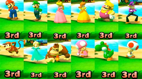 Mario Party Star Rush - All Characters 3rd Animation - YouTube