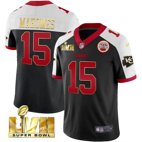 Men'S Chiefs Super Bowl Lvii Alternate Gold Vapor Jersey - All Stitched ...