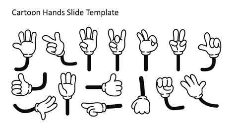 Cartoon Hands PowerPoint Template