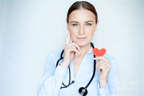 Portrait of a cardiologist doctor Photograph by Anna Om - Fine Art America