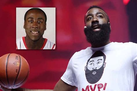 James Harden Without a Beard vs With a Beard (Pics) - Bald & Beards