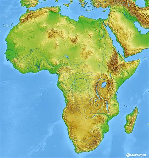 Mapa de África 🥇【 Mapas del Continente Africano · Buena Calidad