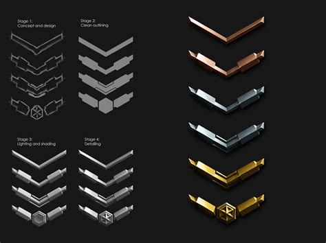 Training Ranks Design Process by Equiliari on DeviantArt