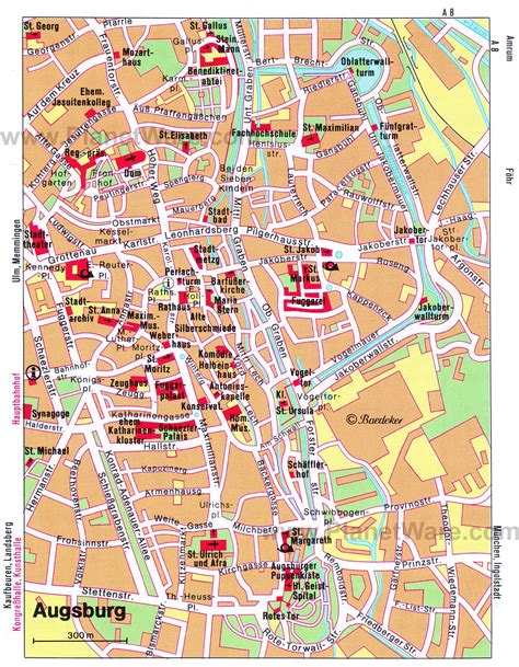 10 Top-Rated Tourist Attractions in Augsburg | PlanetWare | Augsburg, Map, City maps