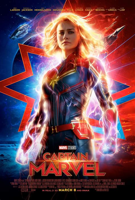 Brie Larson - Captain Marvel (2019) Poster • CelebMafia