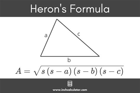 Heron's Formula Calculator - Inch Calculator