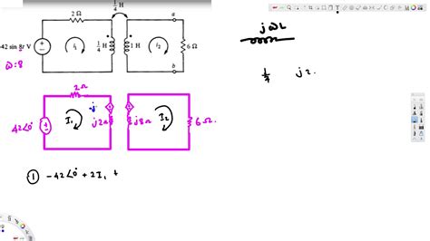 Mutual Inductance Example #1 - Circuit Analysis - YouTube