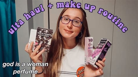 ulta beauty haul & review ft. god is a woman perfume + my everyday make up routine - YouTube