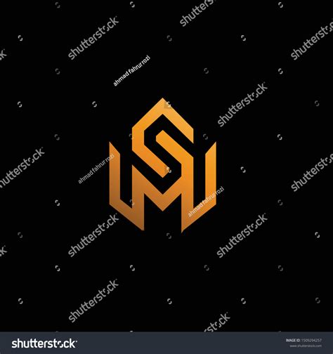 Modern Letter Sm Logo Vector Download Stock Vector (Royalty Free ...