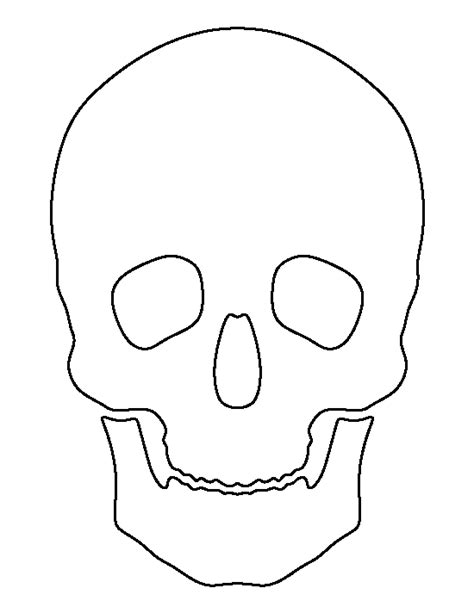 Printable Skull Template