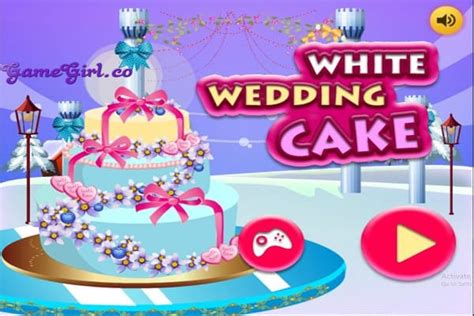 White Wedding Cake, Decoration Games - Play Online Free : Atmegame.com