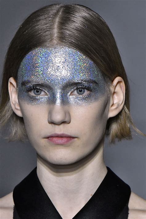 Givenchy Couture Spring 2019 Makeup Includes Full-On Glitter Faces ...