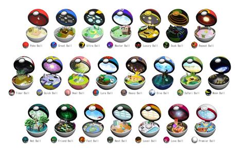 Balls | Pokémon | Pokeball, Pokemon, Pokemon images