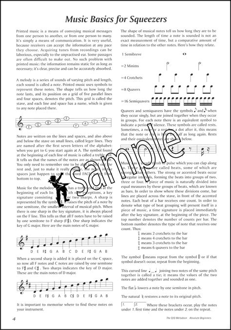 The D/G Melodeon Absolute Beginners Music Book Learn How to Play Method ...