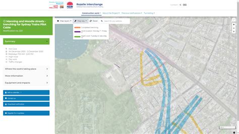 Rozelle interchange interactive construction portal | Case Study ...