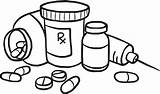 Medicine Bottle Coloring Pages sketch template