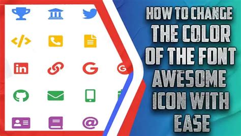 Color Of The Font Awesome Icon - 7 Easy Ways