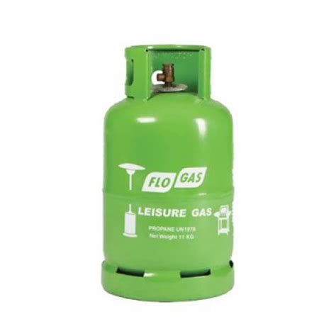 Flogas Leisure Gas 11kg Gas Bottle (Clip-On 27mm) - BBQ Gas London (UK)