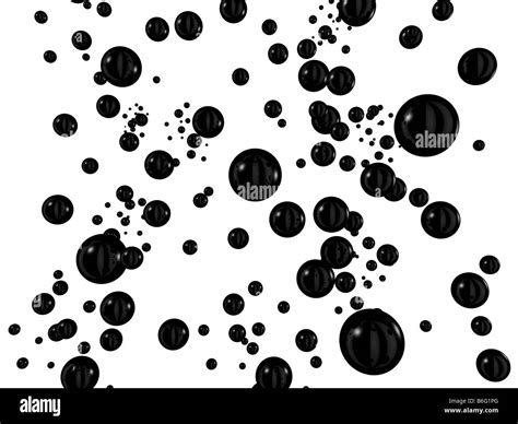 Black Bubble on white background Stock Photo - Alamy