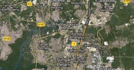 The City View: Kawasan Perbandaran Sungai Petani dari Google Maps