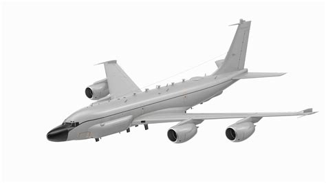 Boeing RC-135 Large Reconnaissance Aircraft Flight 3D model - TurboSquid 1802006