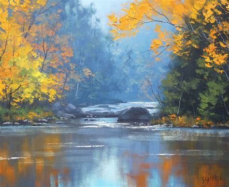 Autumn River by artsaus.deviantart.com on @deviantART Australian ...