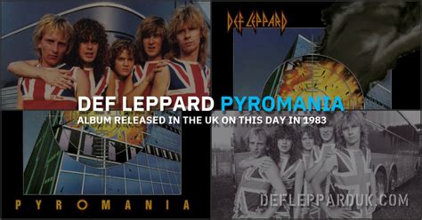 41 Years Ago DEF LEPPARD's PYROMANIA Album Released In The UK