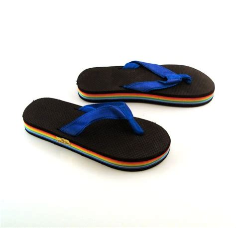 Rainbow Flip Flops, I wore these as a kid. Had a new pair every summer ...