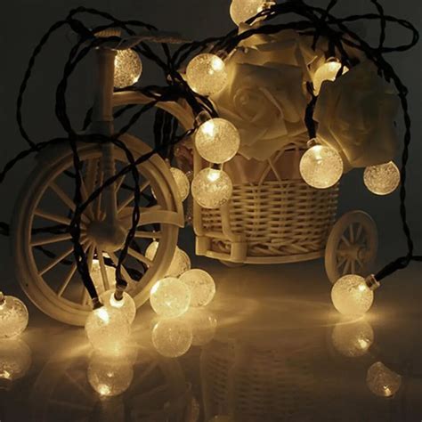 1 x 20 LED Solar String Fairy Lights Most Popular Globe Fairy Lights ...