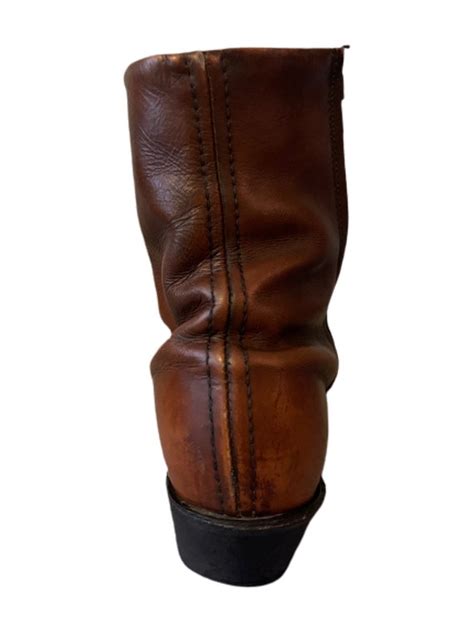 Double-H Cowboy Boots Mens Brown Size 8D Western Ankl… - Gem