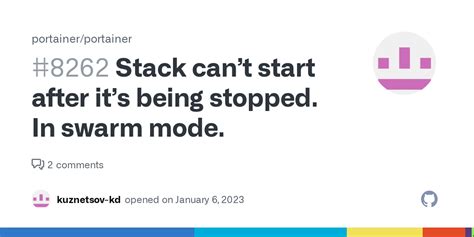 Stack can’t start after it’s being stopped. In swarm mode. · Issue #8262 · portainer/portainer ...